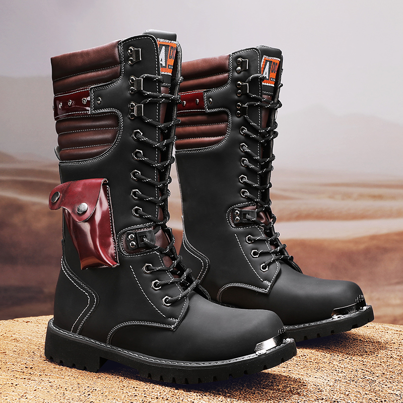 Men'S Fashion For 30 Year Olds - Bottes de moto montantes pour hommes,