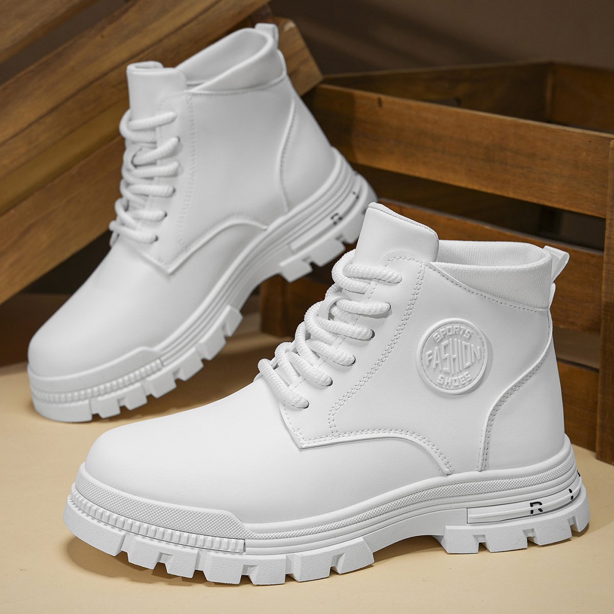 Men'S Fashion For 30 Year Olds - Bottes de moto blanches toutes saisons