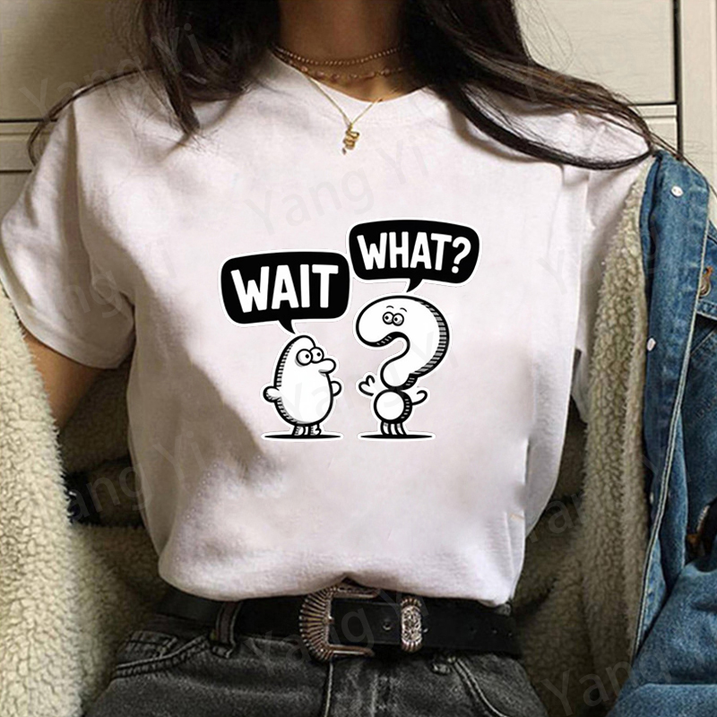Men'S Fashion Questions - T-shirt unisexe à manches courtes avec