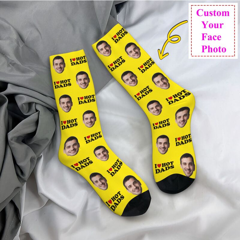 Mens Fashion Dress - J'aime les papas chaudes chaussettes habillées