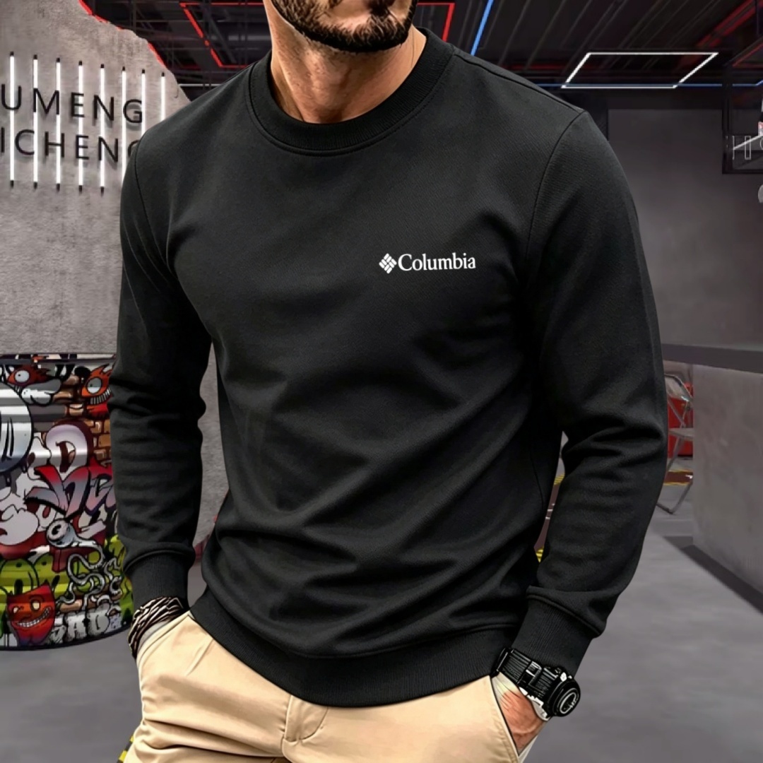 Men'S Fashion Brands - T-shirt à manches longues et col