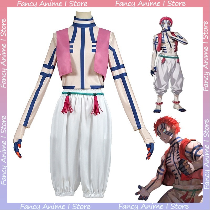 Mens Fashion Dress - Costume de cosplay Akaza Anime pour