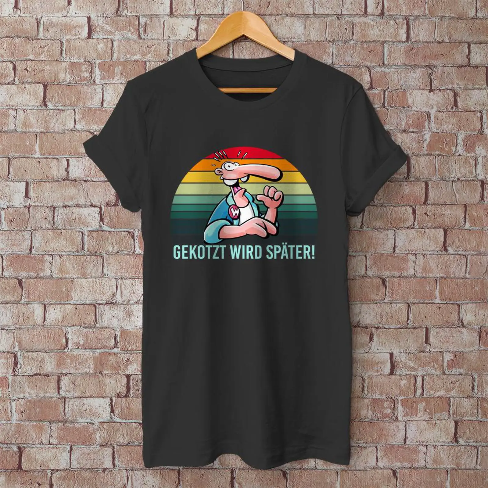 Men'S Fashion Quotes - T-shirt Premium Werner vintage délavé, extensible,