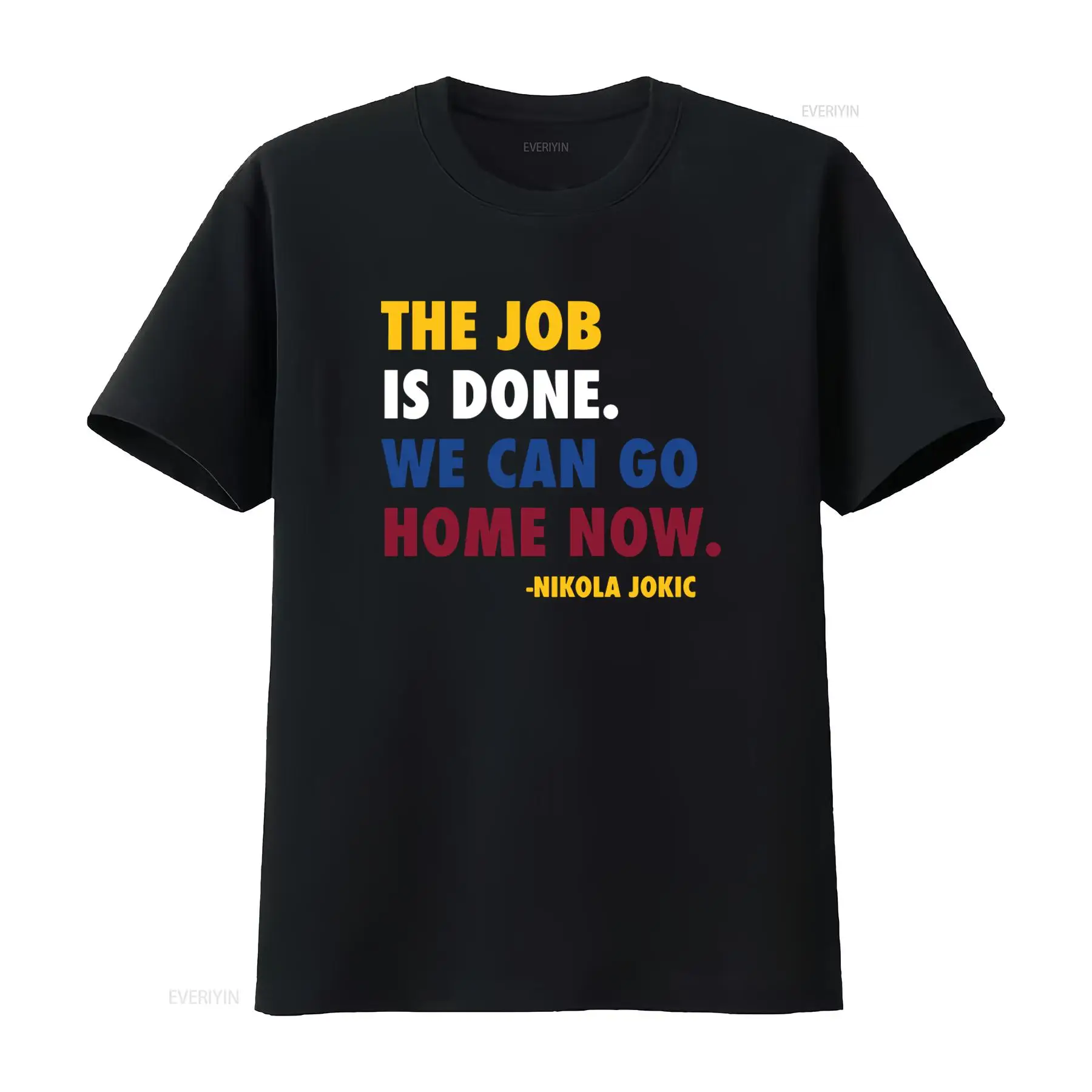 Men'S Fashion Quotes - T-shirt avec citation de Nikola Jokic
