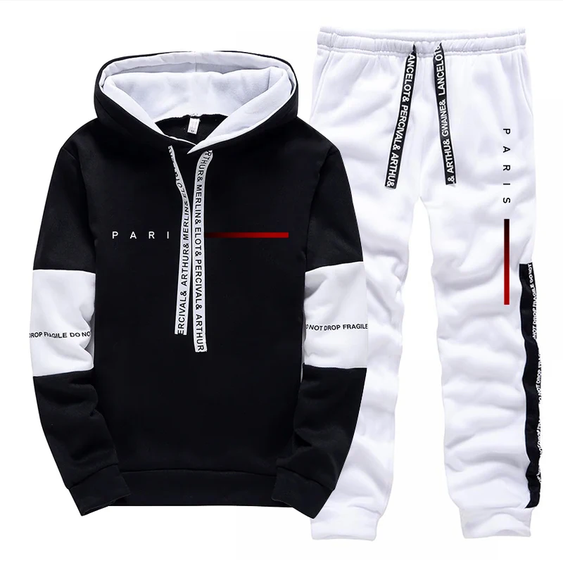 Men'S Fashion Hoodies - Ensemble streetwear pour homme Paris Fashion
