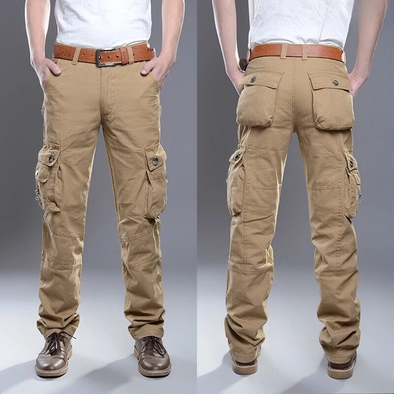 Mens Fashion Cargo Pants - Pantalon Cargo de Randonnée pour Homme,
