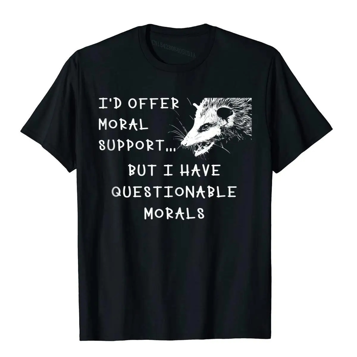 Men'S Fashion Questions - T-shirts à imprimé graphique Opossum Meme