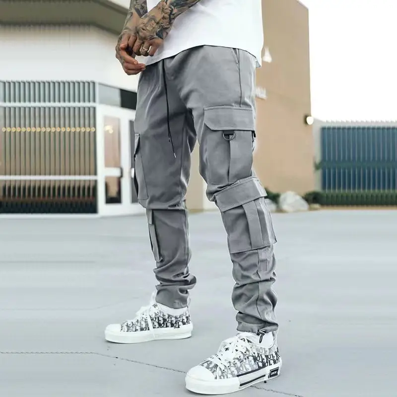 Cargo Jogger Pants - Pantalon Cargo Baggy pour hommes, décontracté,