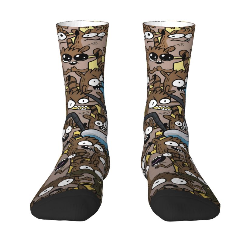 Mens Fashion Show - Chaussettes personnalisées R-Regular Show pour hommes