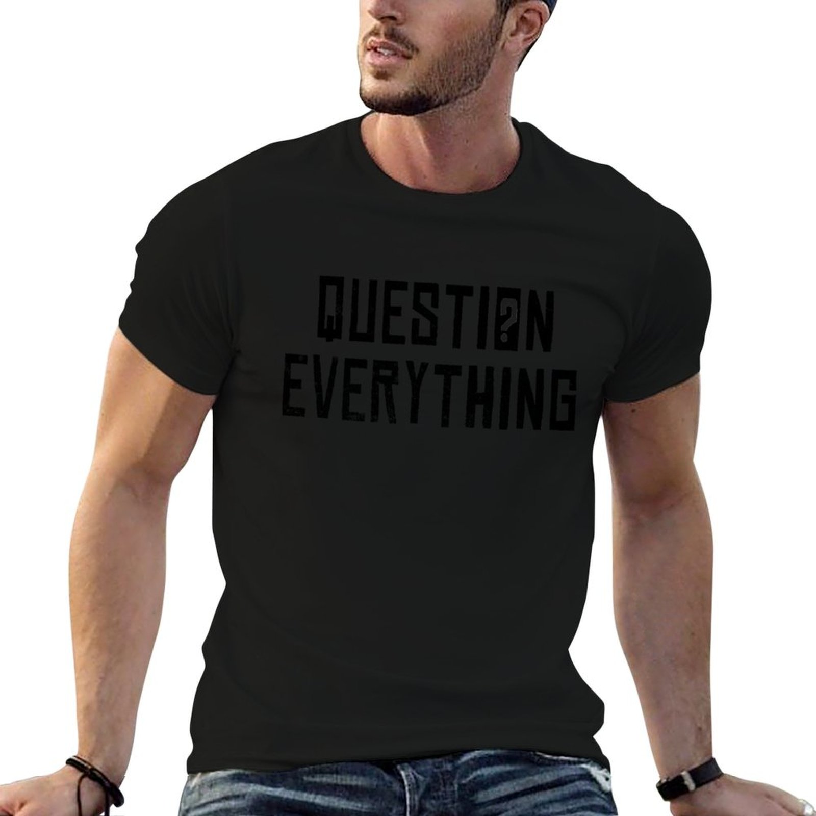 Men'S Fashion Questions - T-shirt « Questionne tout, fais tes
