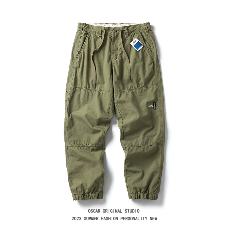 Cargo Jogger Pants - Pantalon cargo brodé simple de marque