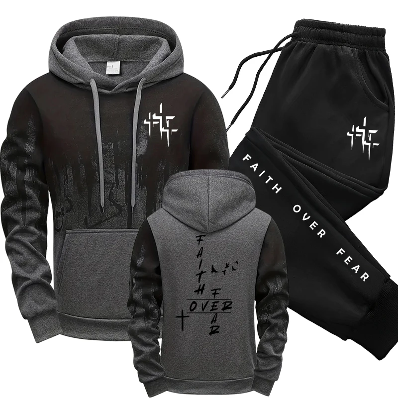 Men'S Fashion Hoodies - Ensemble de survêtement homme 2 pièces