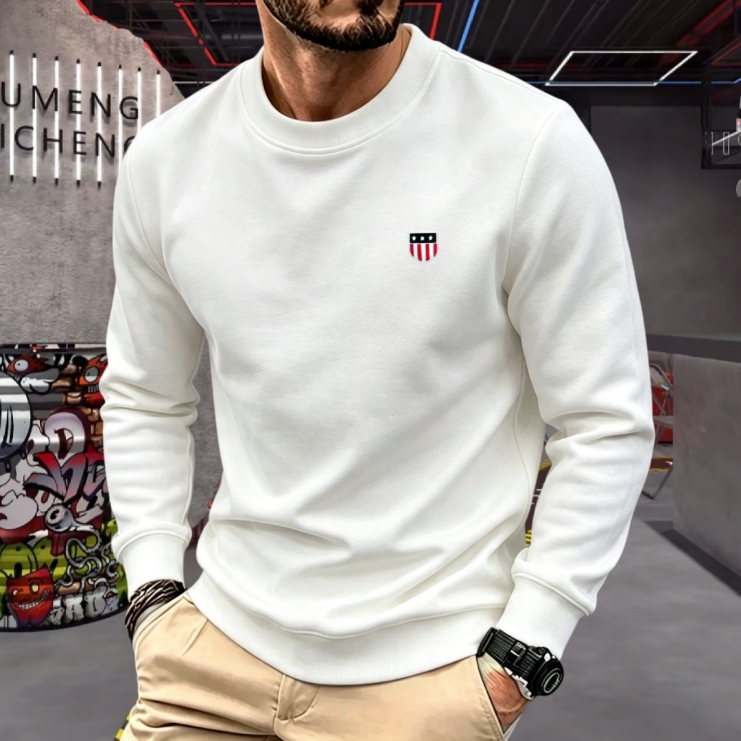 Men'S Fashion Brands - T-shirt à manches longues et col