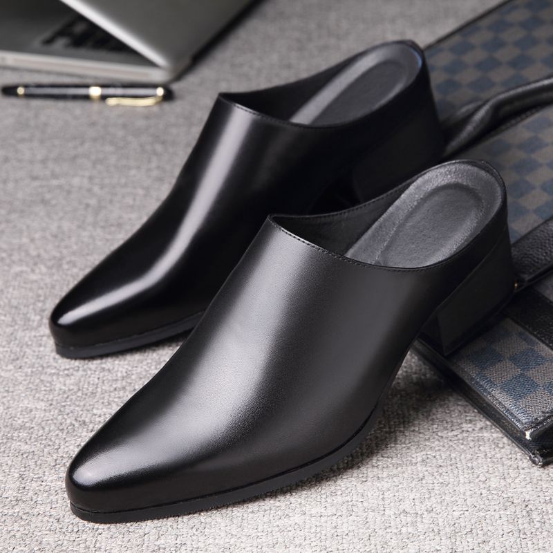 Mens Fashion Dress - Sandales pointues pour hommes, chaussures en