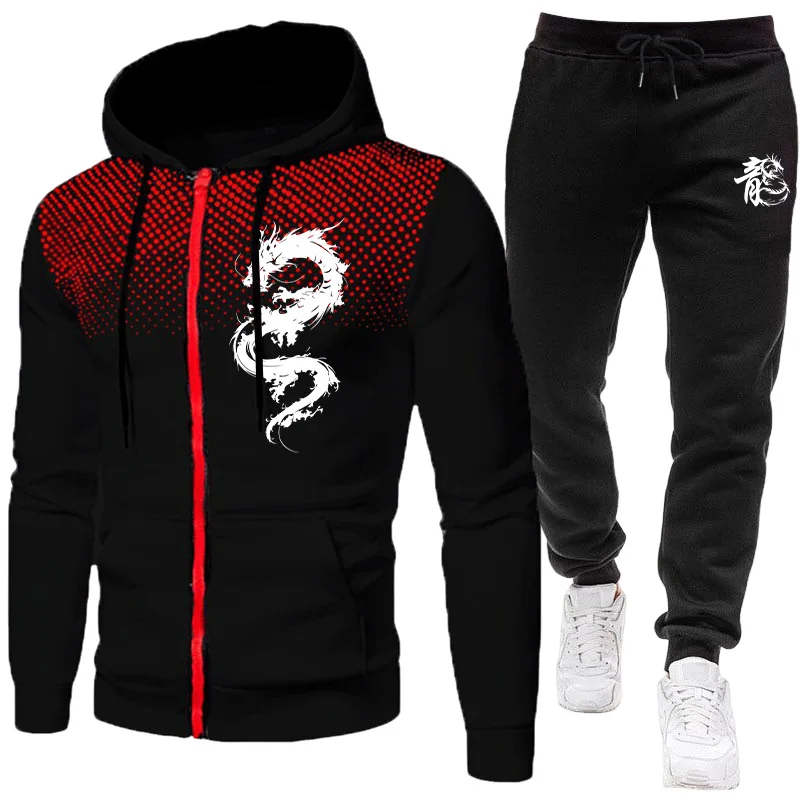 Men'S Fashion Hoodies - Ensemble de vêtements pour homme, motif