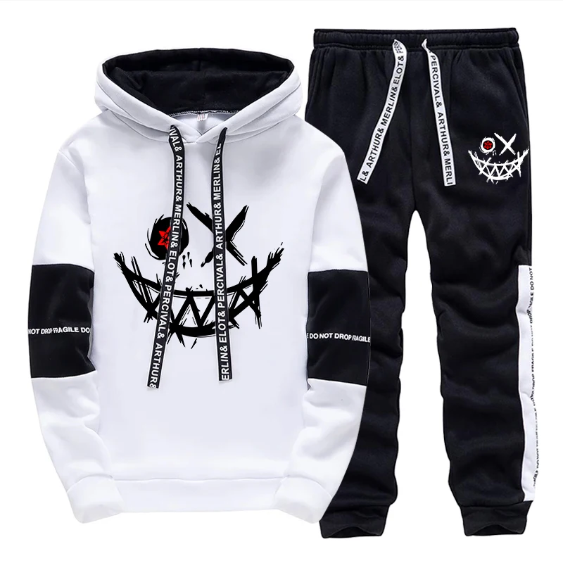 Men'S Fashion Hoodies - Ensemble Homme/Haut à Capuche/Pantalon 2026 –