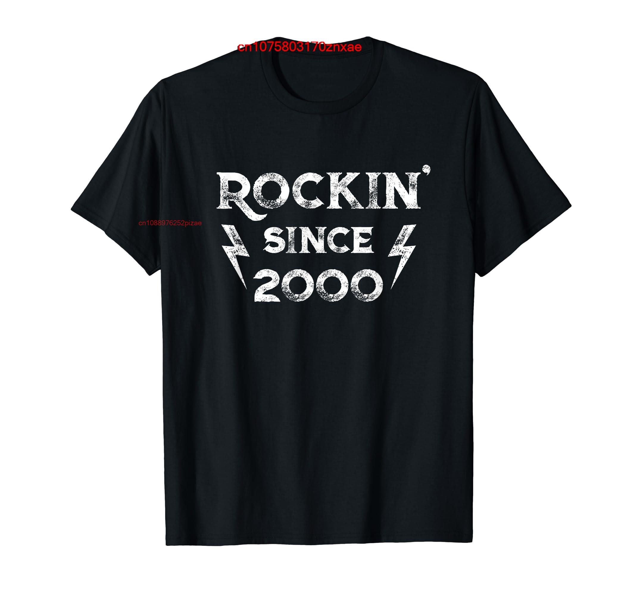Men'S Fashion Year 2000 - 100% coton 23 ans: Rock classique