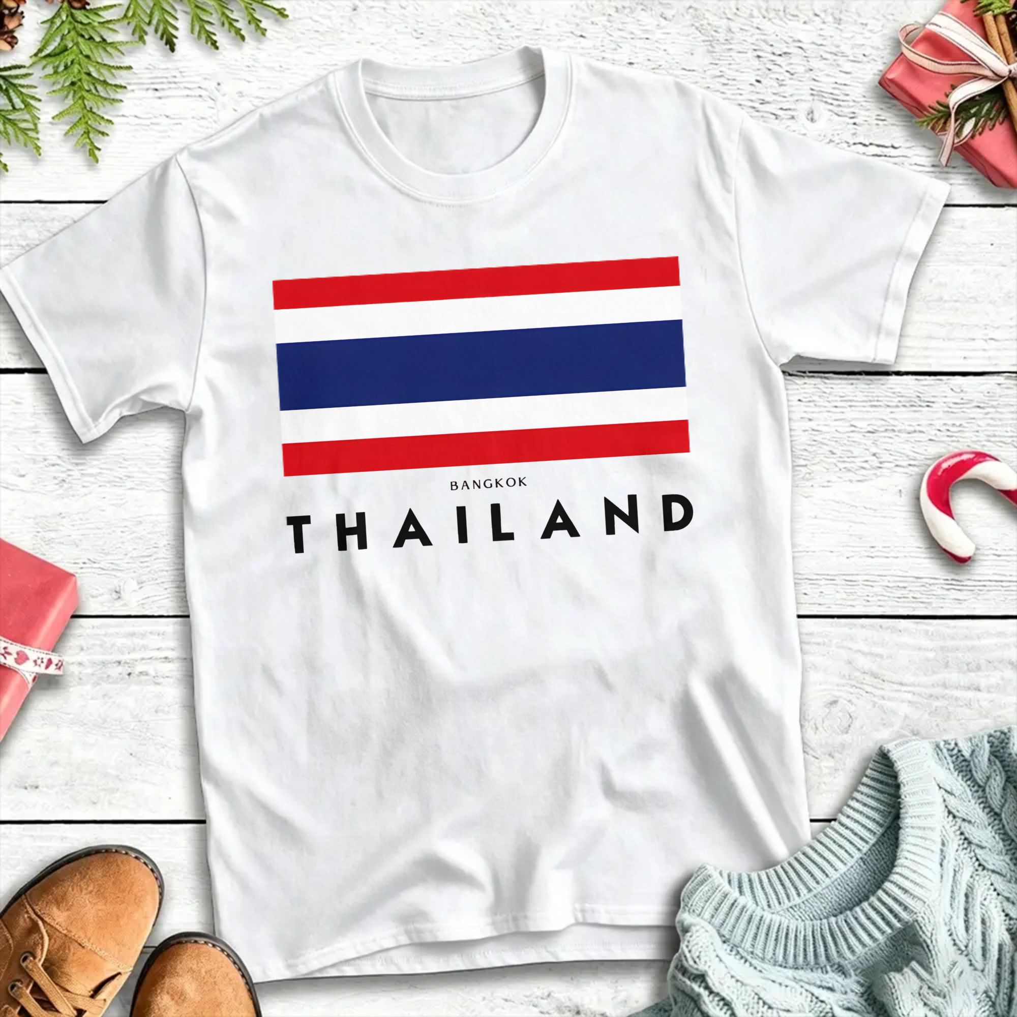 Mens Fashion Bangkok - T-shirt streetwear d'été, mode thaïlandaise de