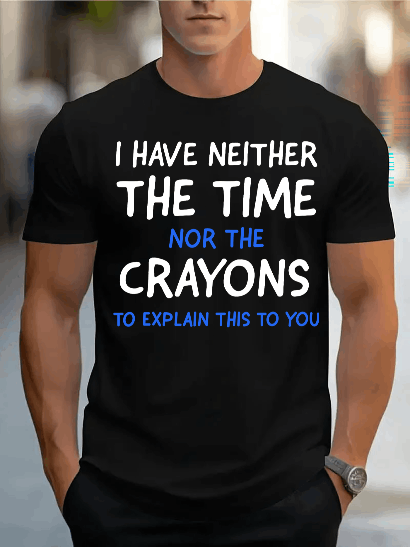 Men'S Fashion Explained - T-shirt pour homme confortable à col