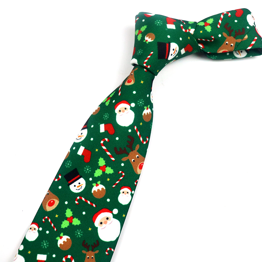 Mens Xmas Fashion - Cravate de noël en coton pour