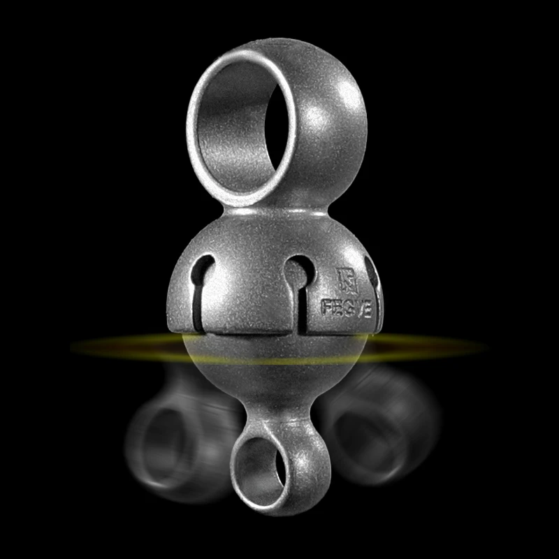 Mens Xmas Fashion - 360 ° Porte-clés en titane pour