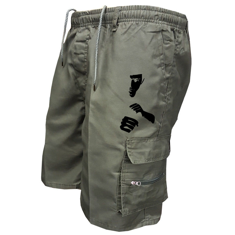 Short de travail imprimé à la  - Mens Fashion Cargo Pants avis et prix