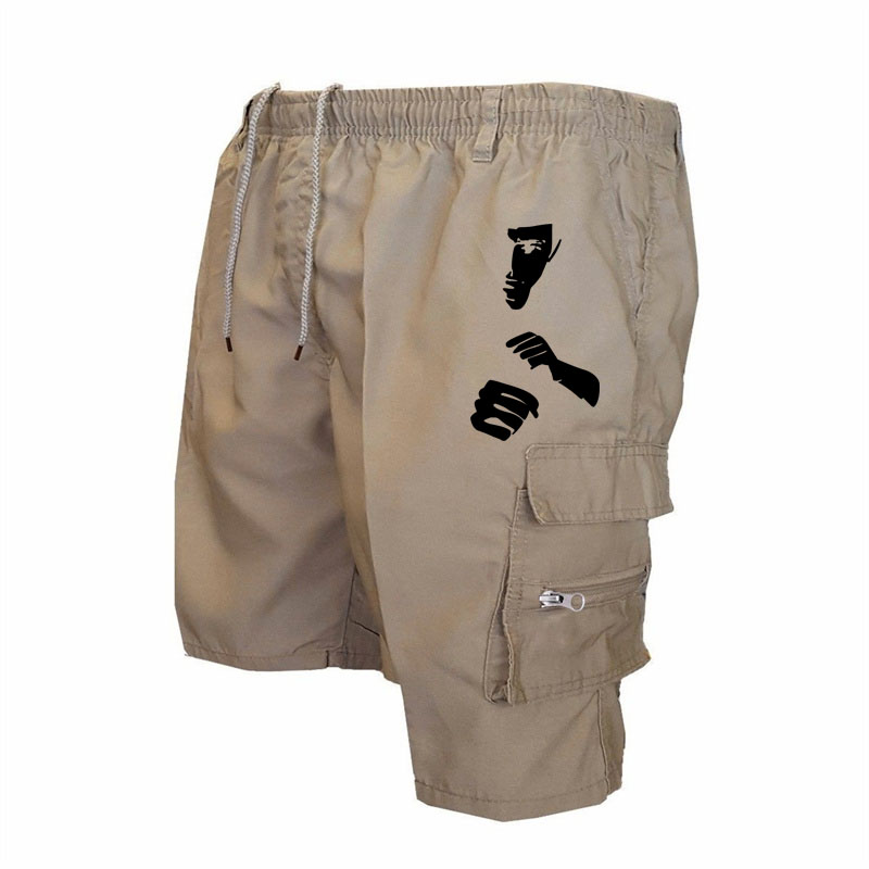 Short de travail imprimé à la  - Mens Fashion Cargo Pants avis et prix