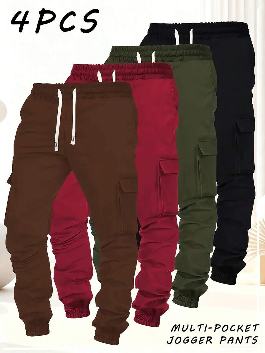 Nouveauté 2025 – Lot de 4 Jogg - Cargo Jogger Pants avis et prix