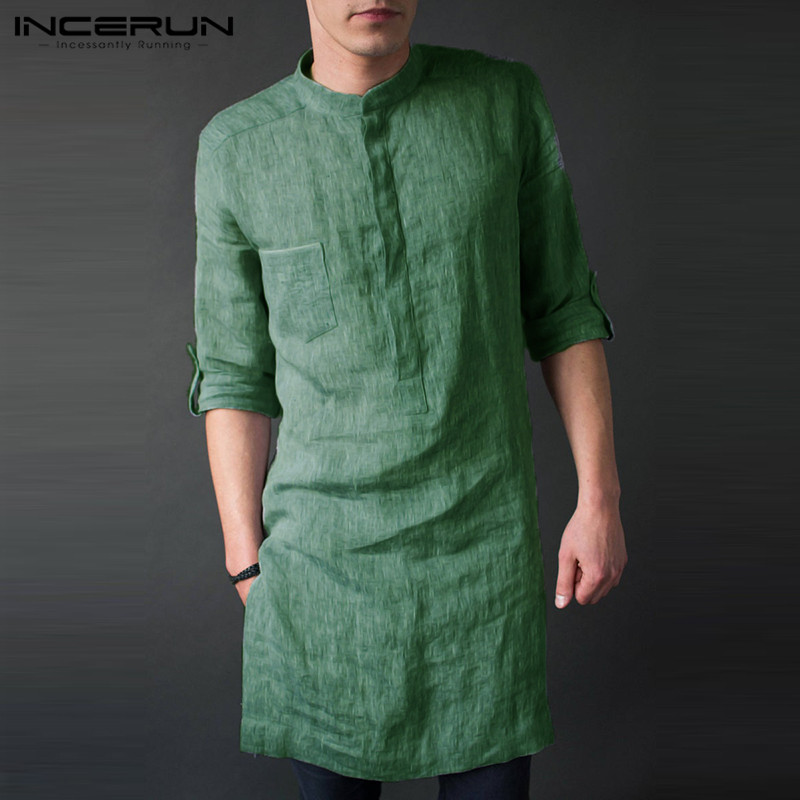 INCERUN-T-shirt à Manches sulf - Men'S Fashion Kurta avis et prix