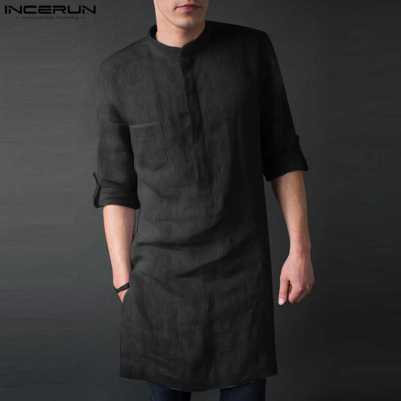 INCERUN-T-shirt à Manches sulf - Men'S Fashion Kurta avis et prix