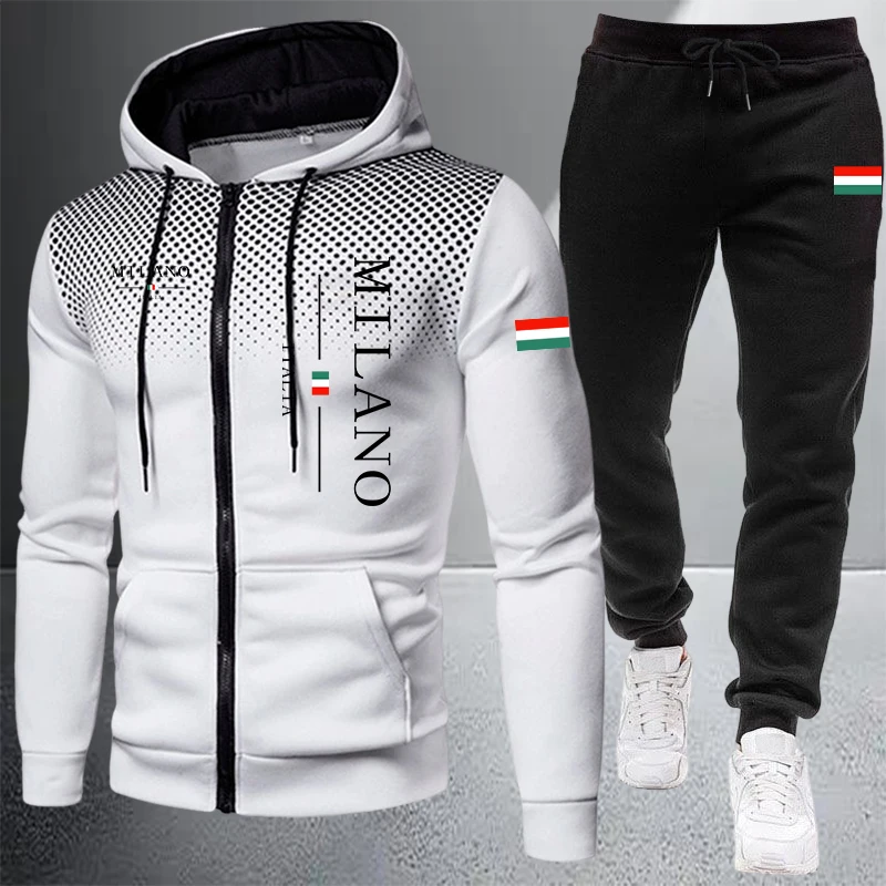 Ensemble de survêtement sport  - Mens Fashion Zip Up avis et prix