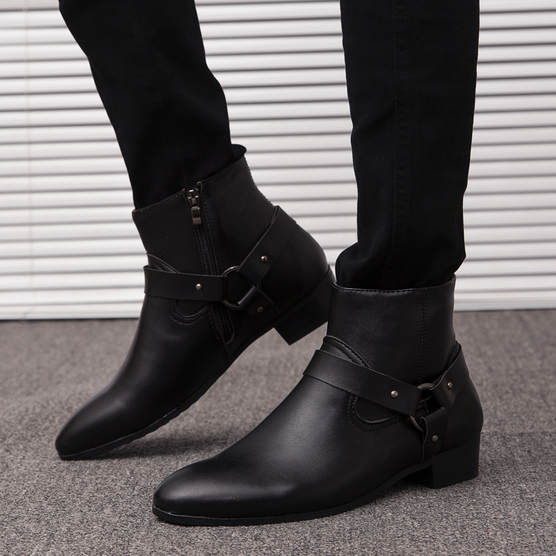 Nouvelles Bottines 2026 en Cui - Mens Fashion Dress avis et prix