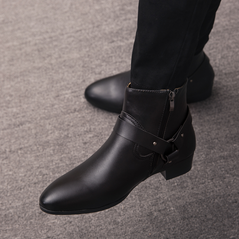 Nouvelles Bottines 2026 en Cui - Mens Fashion Dress avis et prix