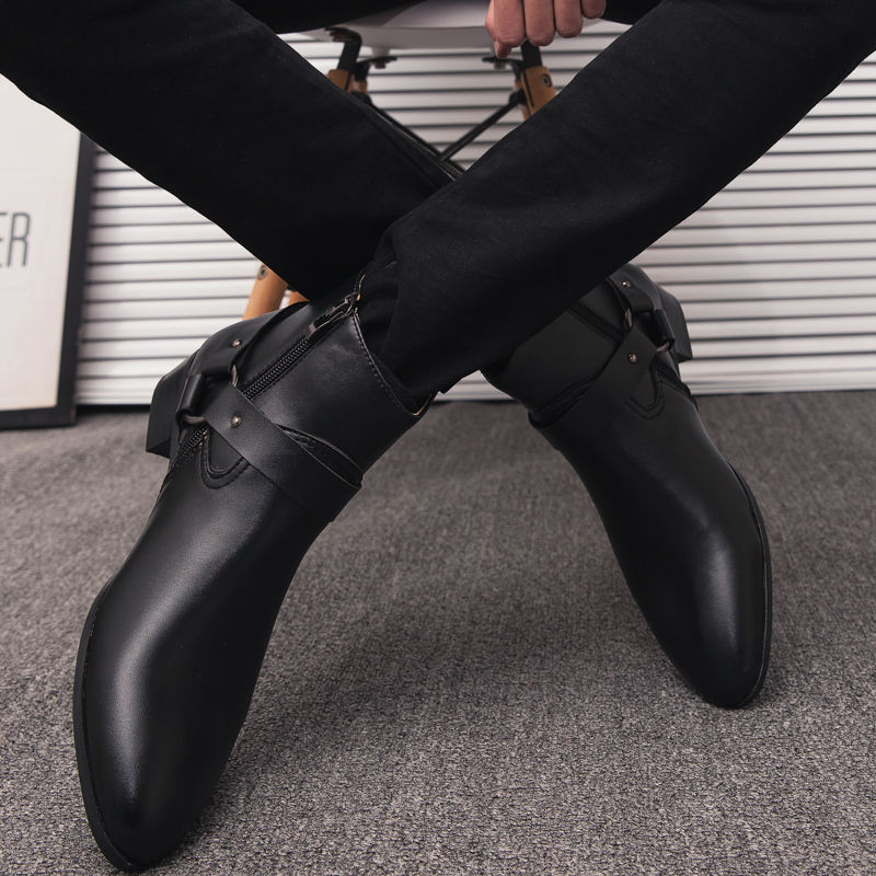 Nouvelles Bottines 2026 en Cui - Mens Fashion Dress avis et prix