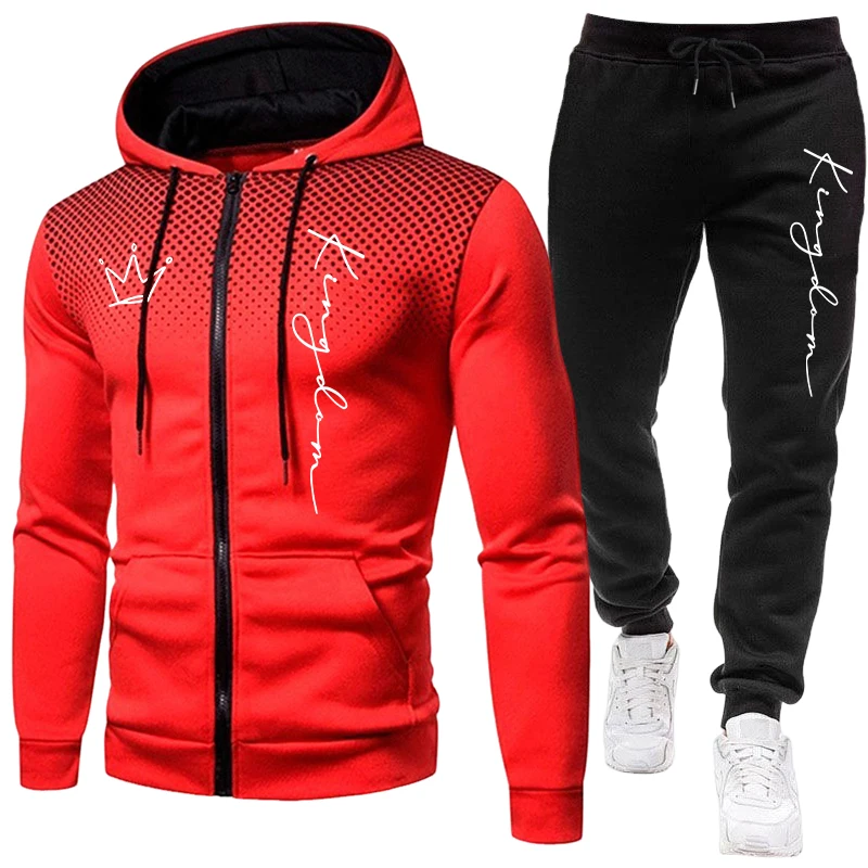 Ensemble de survêtement décont - Mens Fashion Zip Up avis et prix