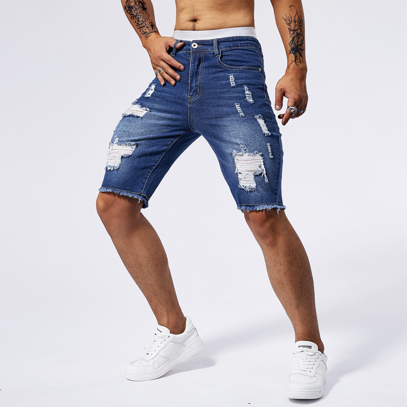 Short en Denim déchiré pour ho - Men Fashion Jeans avis et prix