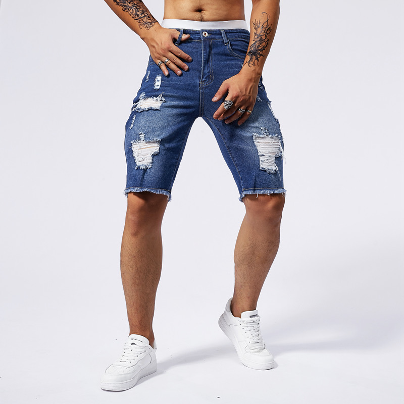 Short en Denim déchiré pour ho - Men Fashion Jeans avis et prix