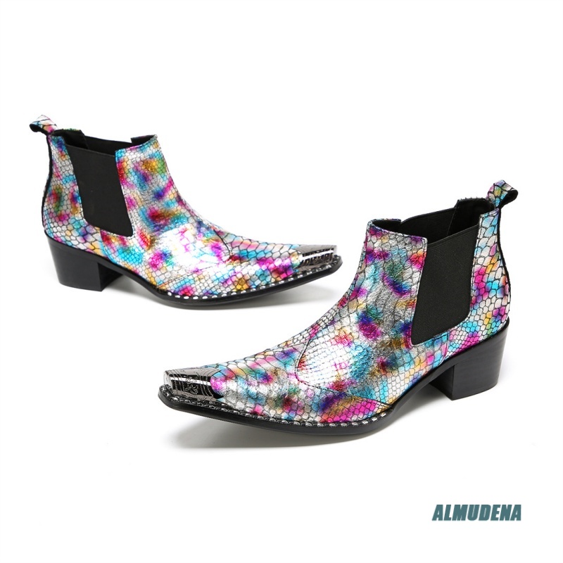 Bottines Chelsea multicolores  - Mens Fashion Dress avis et prix