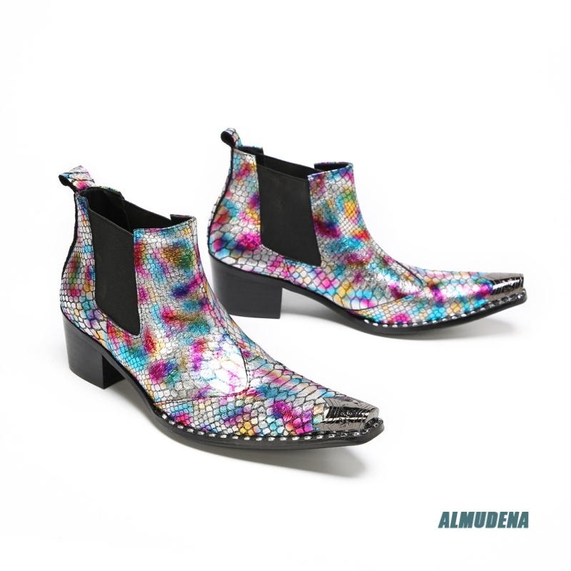 Bottines Chelsea multicolores  - Mens Fashion Dress avis et prix
