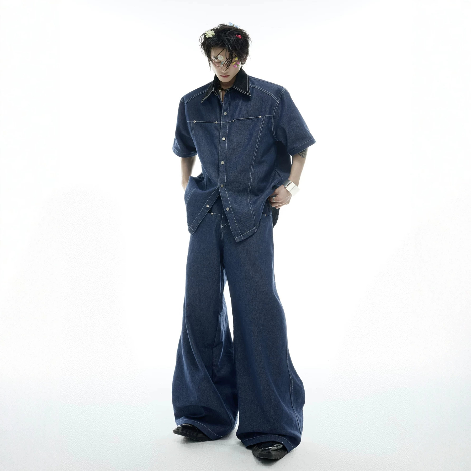 Ensemble assorti en jean pour  - Men Fashion Jeans avis et prix
