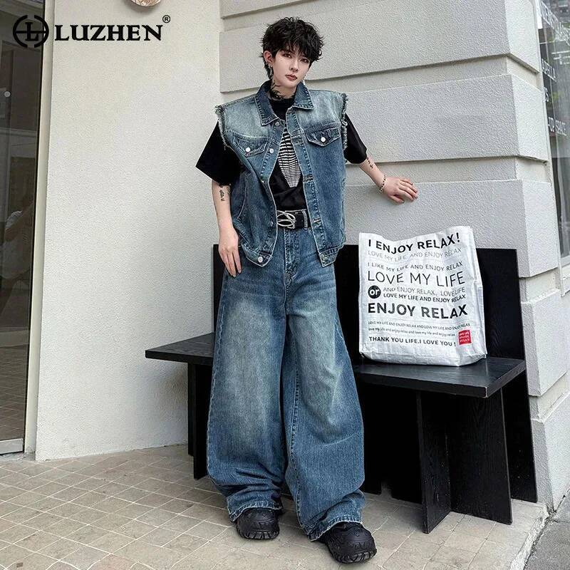 LUZHEN 2026 – Nouveauté Été –  - Men Fashion Jeans avis et prix