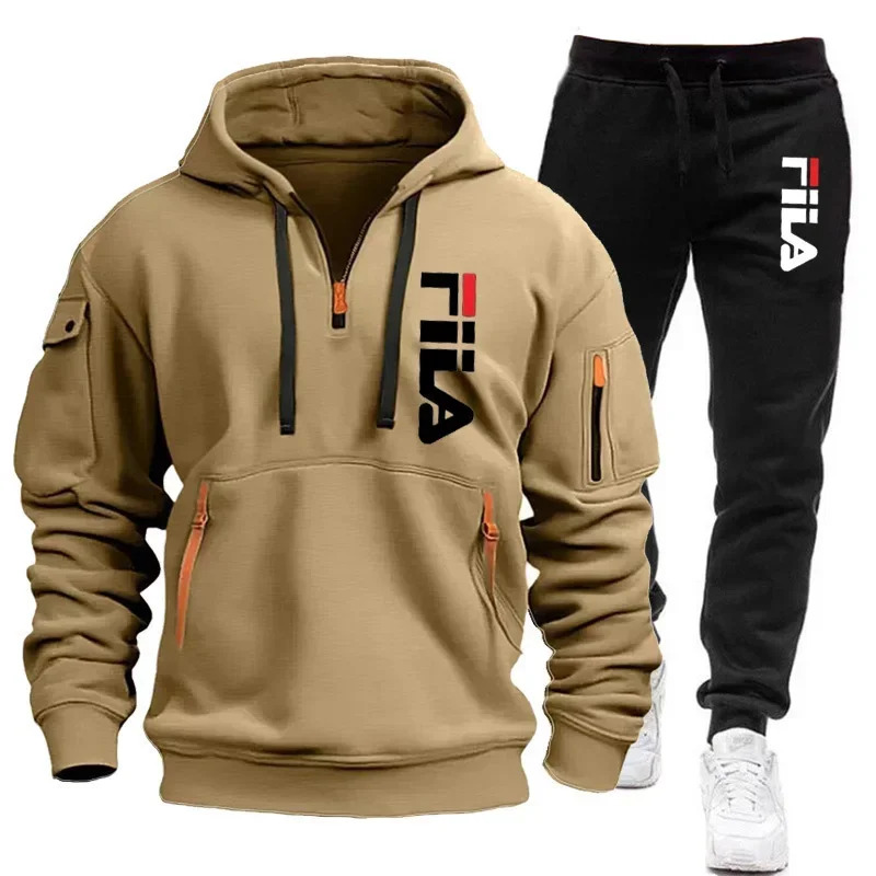 Nouvel ensemble sportif homme  - Mens Fashion Zip Up avis et prix
