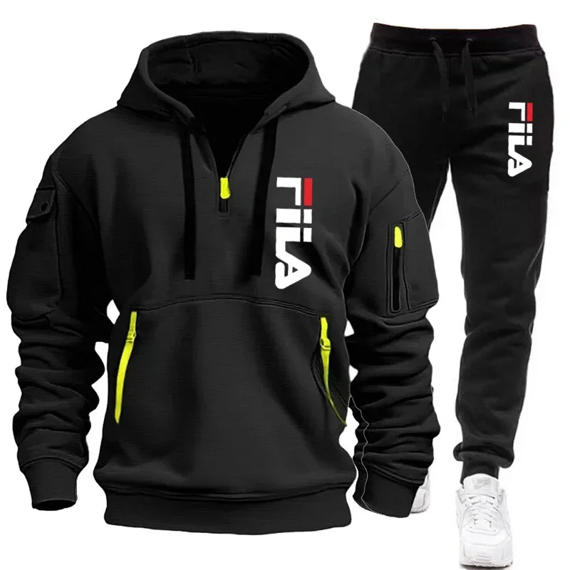 Nouvel ensemble sportif homme  - Mens Fashion Zip Up avis et prix