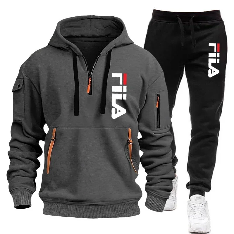 Nouvel ensemble sportif homme  - Mens Fashion Zip Up avis et prix