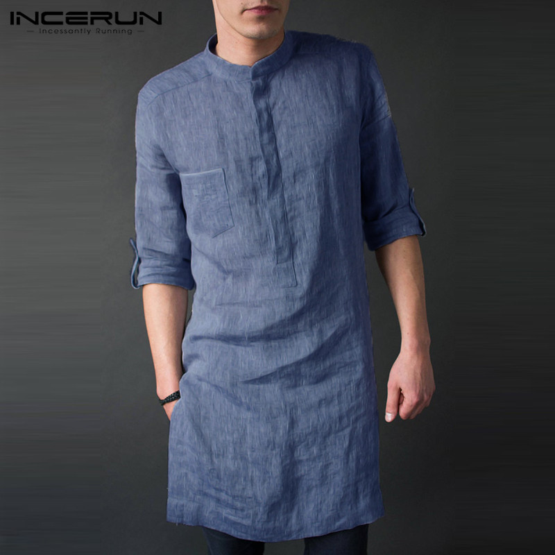 INCERUN hommes à manches longu - Men'S Fashion Kurta avis et prix
