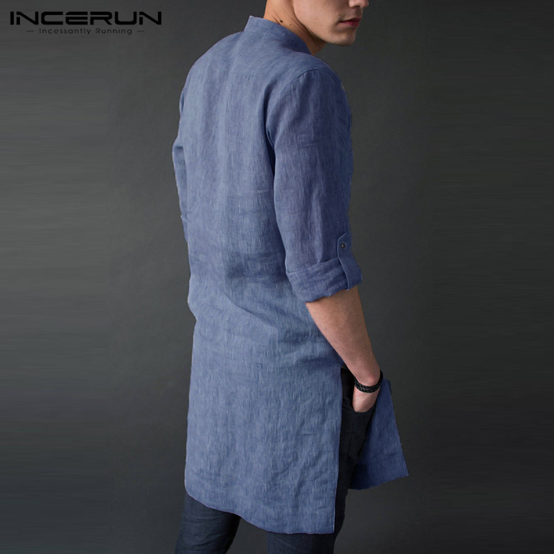 INCERUN hommes à manches longu - Men'S Fashion Kurta avis et prix