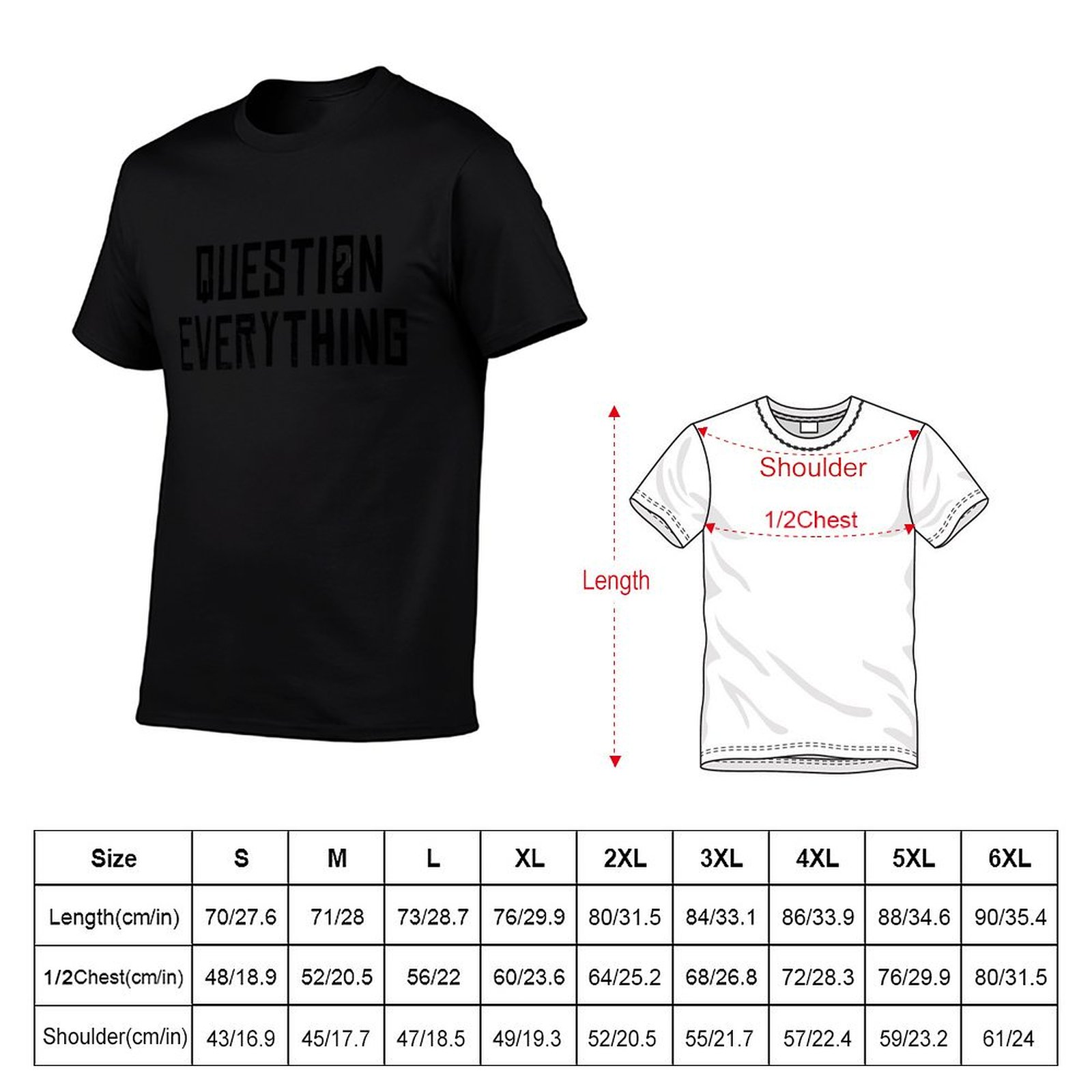 T-shirt « Questionne tout, fai - Men'S Fashion Questions avis et prix