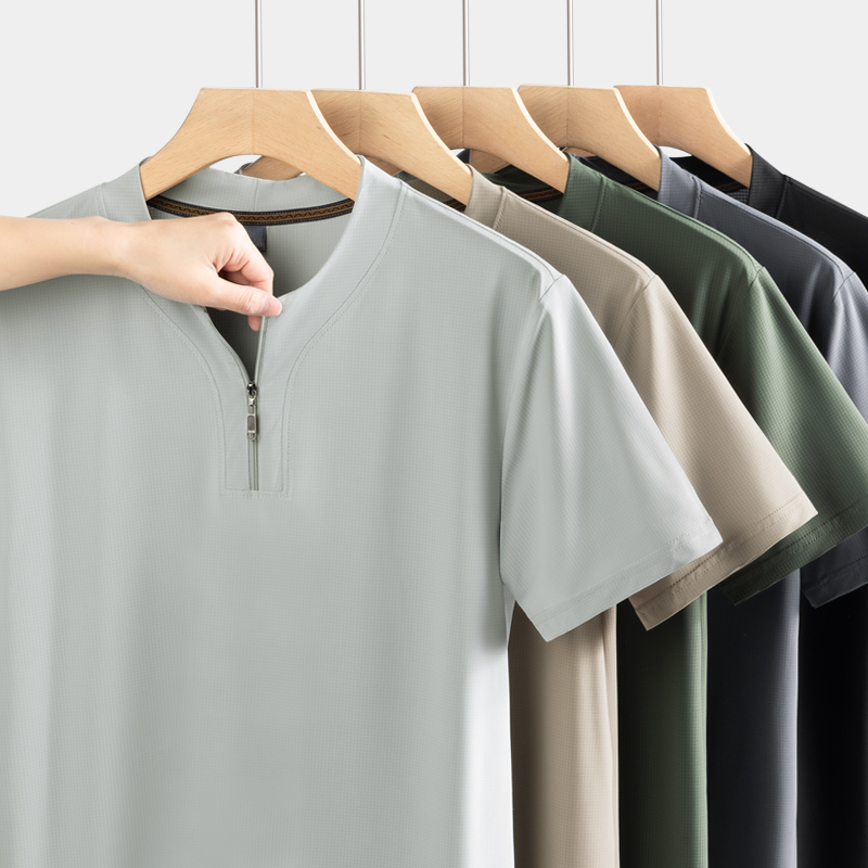 T-shirt Henley Homme Grande Ta - Mens Fashion Zip Up avis et prix