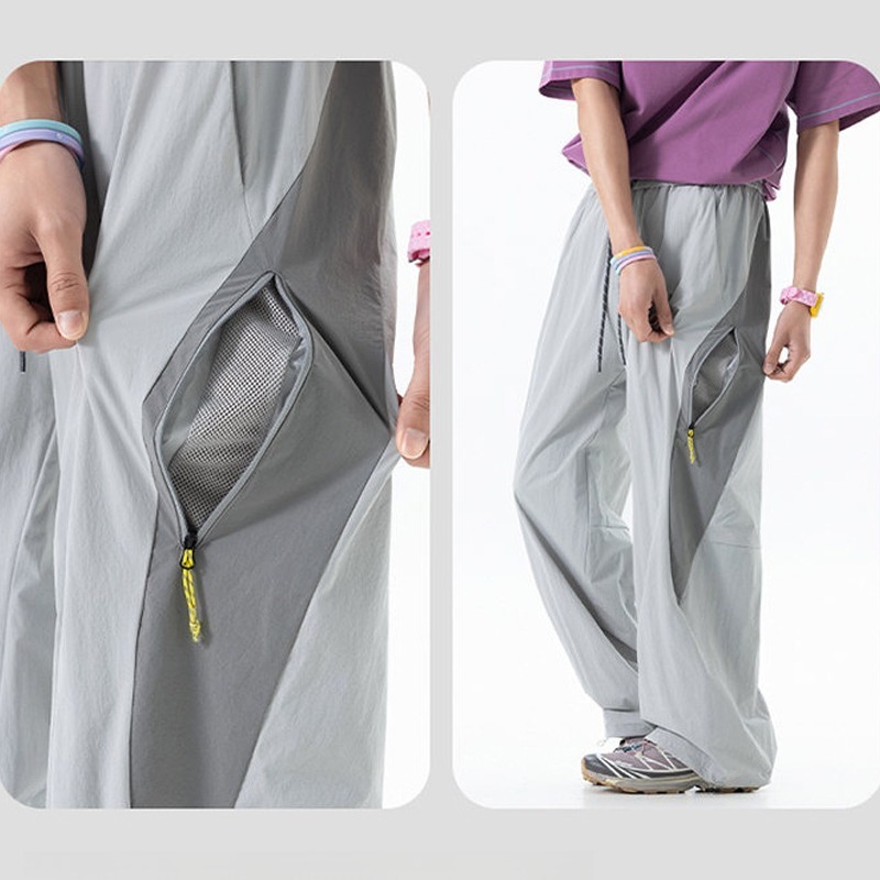 Pantalon unisexe en soie glacé - Cargo Jogger Pants avis et prix