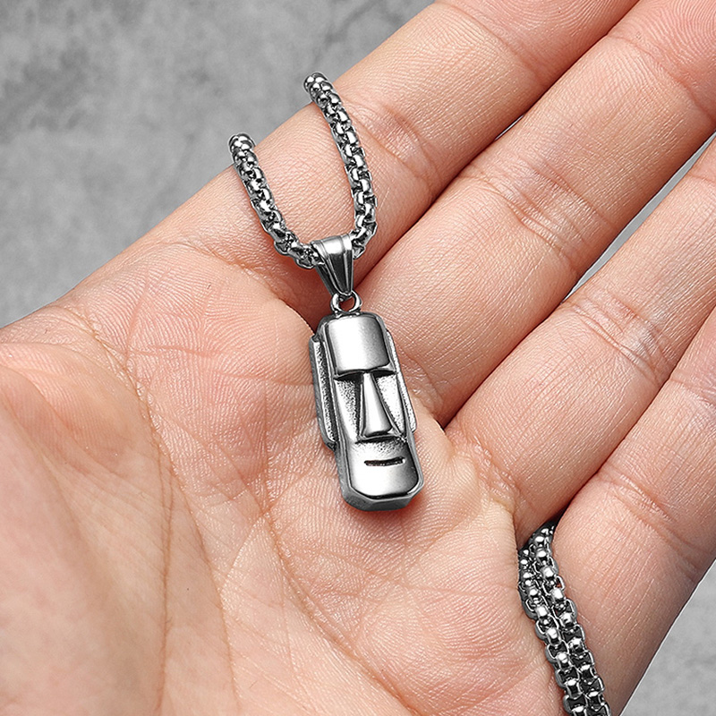Moai pendentifs Statue collier - Mens Xmas Fashion avis et prix